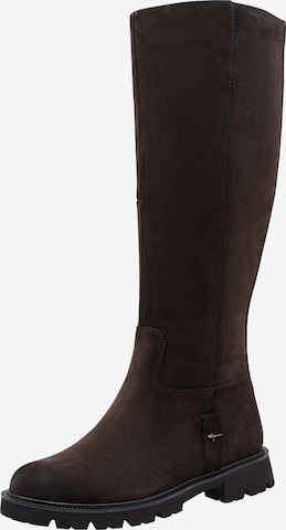 Bottes Tamaris en marron : devant