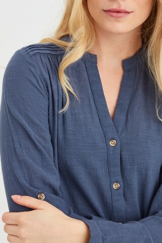 Fransa Blouse in Blauw