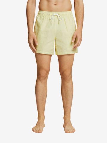 Shorts de bain ESPRIT en jaune : devant