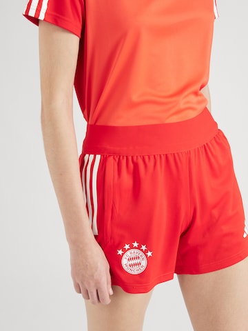 Regular Pantalon de sport ADIDAS PERFORMANCE en rouge