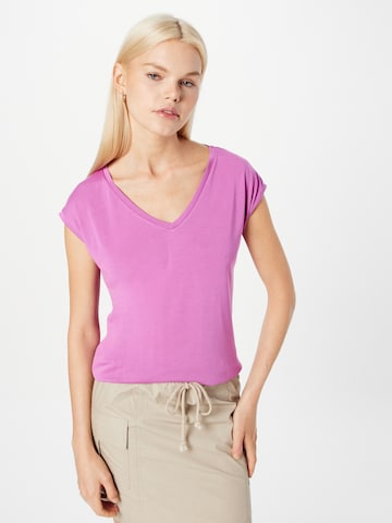 PIECES T-Shirt 'KAMALA' in Lila: Vorderseite