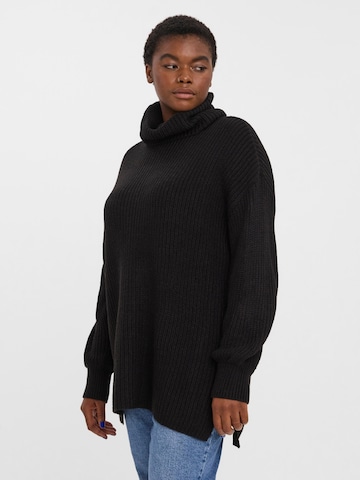 Vero Moda Curve Sweater 'SAYLA' in Black: front
