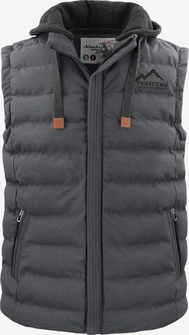 Gilet de sport 'Nanaimo' normani en gris : devant