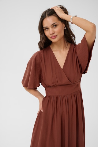 Kaffe Dress 'Sirena' in Brown