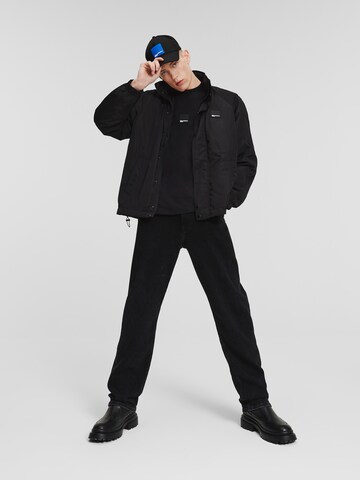 KARL LAGERFELD JEANS Φθινοπωρινό και ανοιξιάτικο μπουφάν σε μαύρο