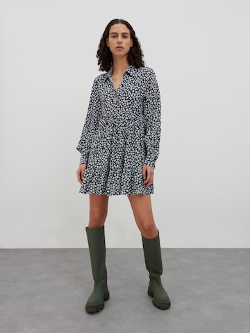 EDITED Shirt Dress 'Camella' in Blue