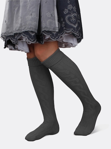 normani - Calcetines tradicionales en gris: frente