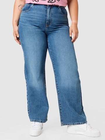 ONLY Carmakoma Wide leg Jeans 'Lope' in Blue: front