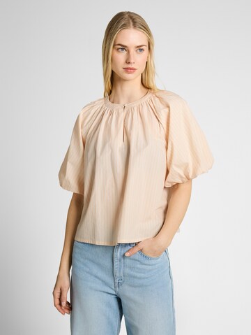 TOM TAILOR DENIM Bluse in Orange: Vorderseite