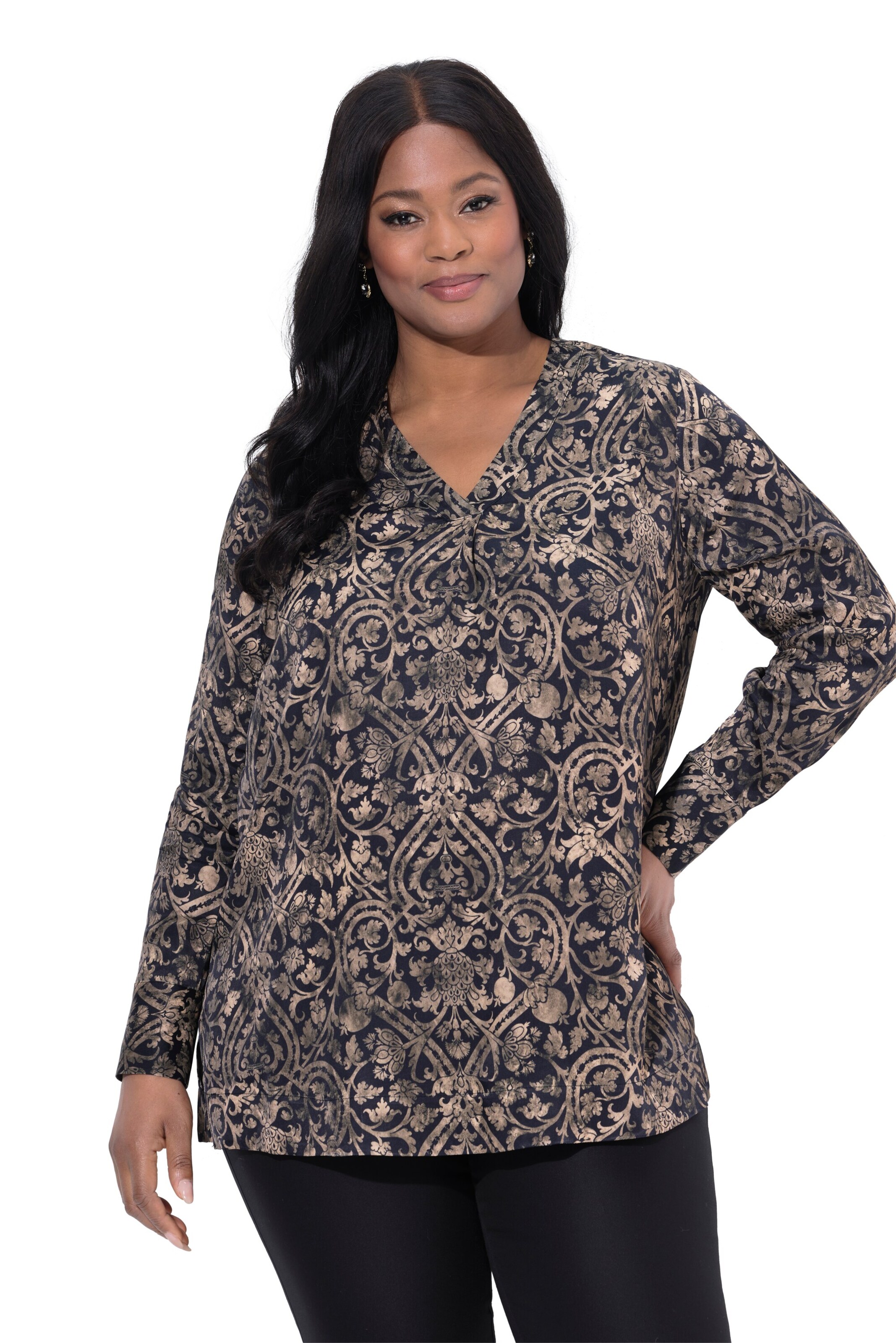 Ulla Popken Blouse in Brown