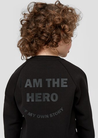s.Oliver Sweatshirt in Black