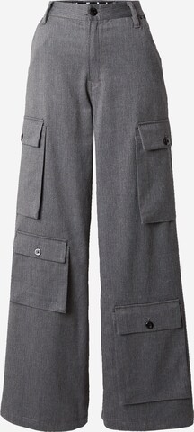 G-Star RAW Wide Leg Cargohose 'Mega' in Grau: predná strana