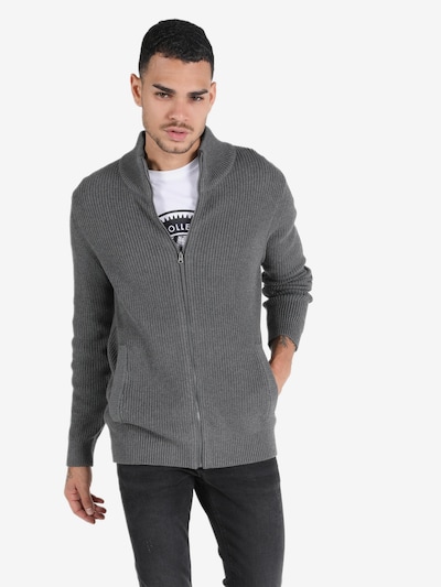Colin's Gebreid vest in de kleur Grijs, Productweergave