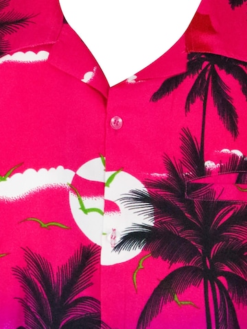King Kameha Shirt 'Beach' in Pink