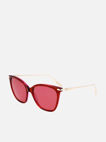 Lunettes de soleil Longchamp en rouge