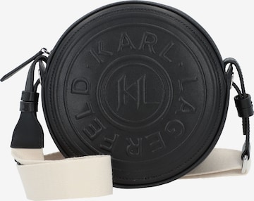 Karl Lagerfeld Crossbody Bag in Black: front
