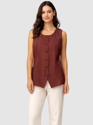 VERO MODA - Chaleco 'VMGIACCA' en marrón: frente