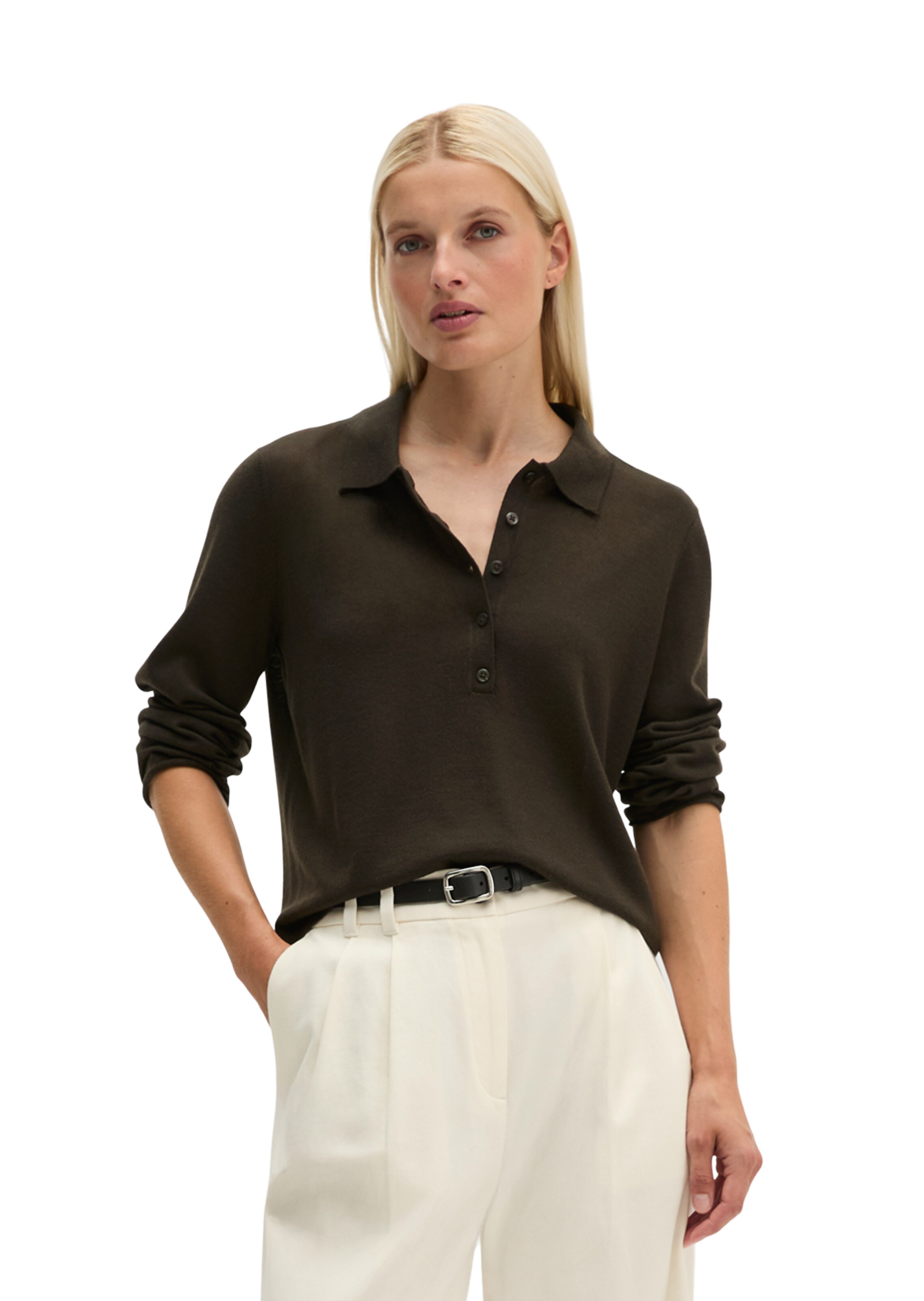Marc O'Polo Pullover in Braun: Vorderseite