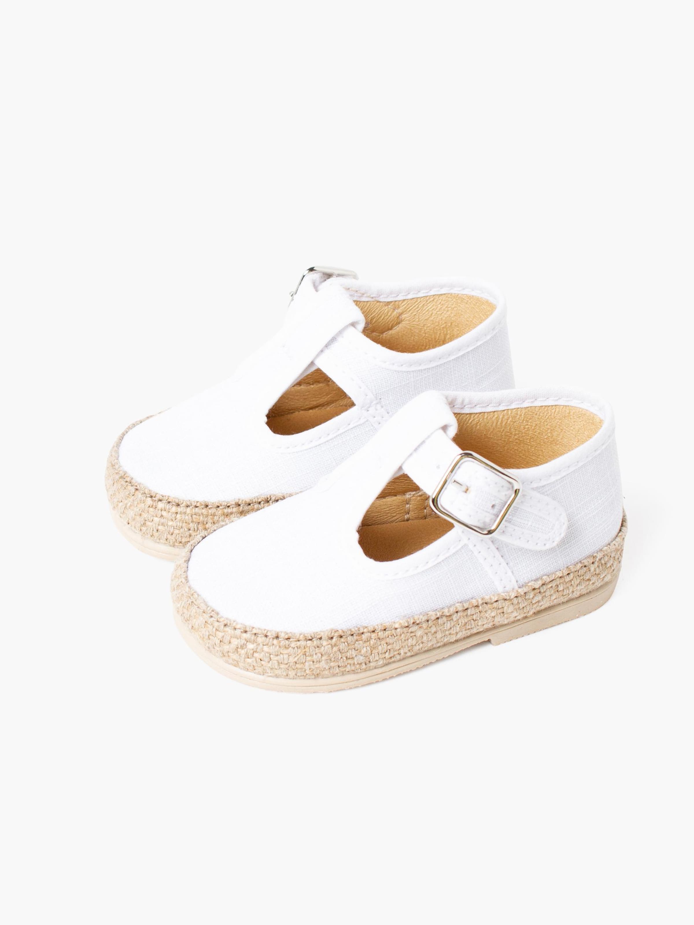 Pisamonas - Zapatos primeros pasos en blanco