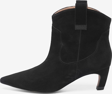 Boots 'Dicte Low' WODEN en noir : devant