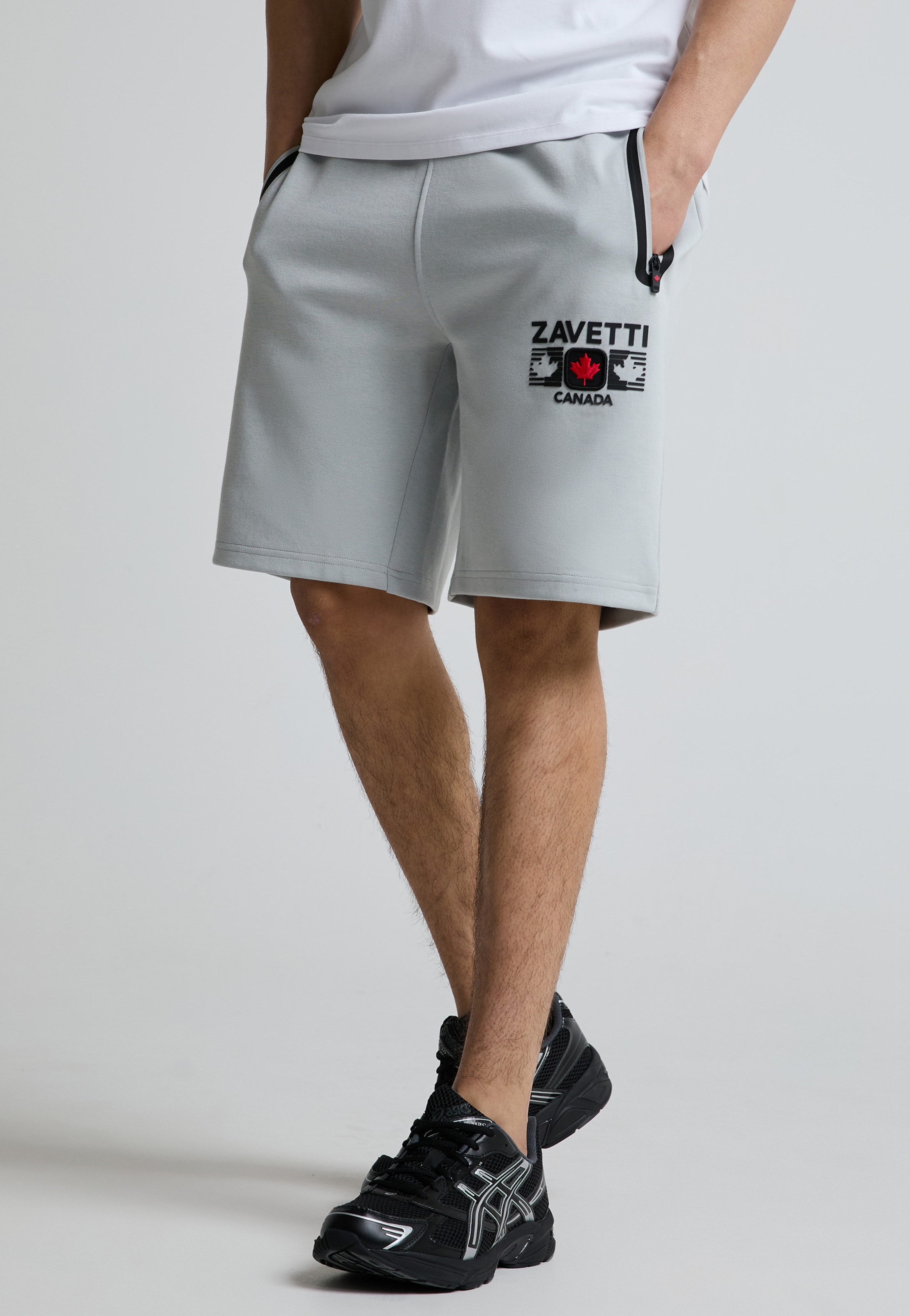 Zavetti Canada Loosefit Broek 'Cirico' in Lichtgrijs | ABOUT YOU