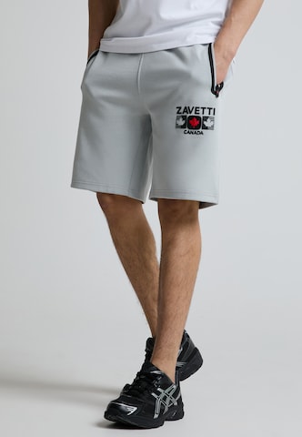 Loosefit Pantalon 'Cirico' Zavetti Canada en gris : devant