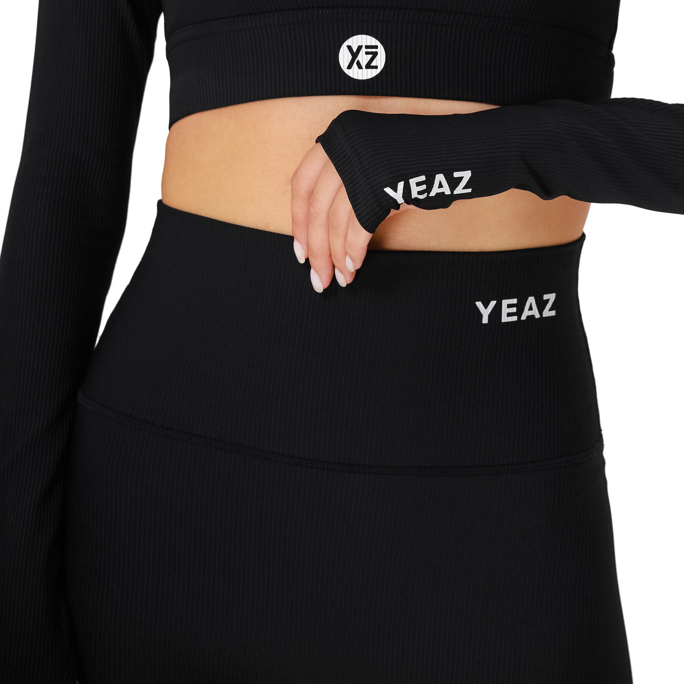 Skinny Pantaloni sportivi 'Club Level' di YEAZ in nero