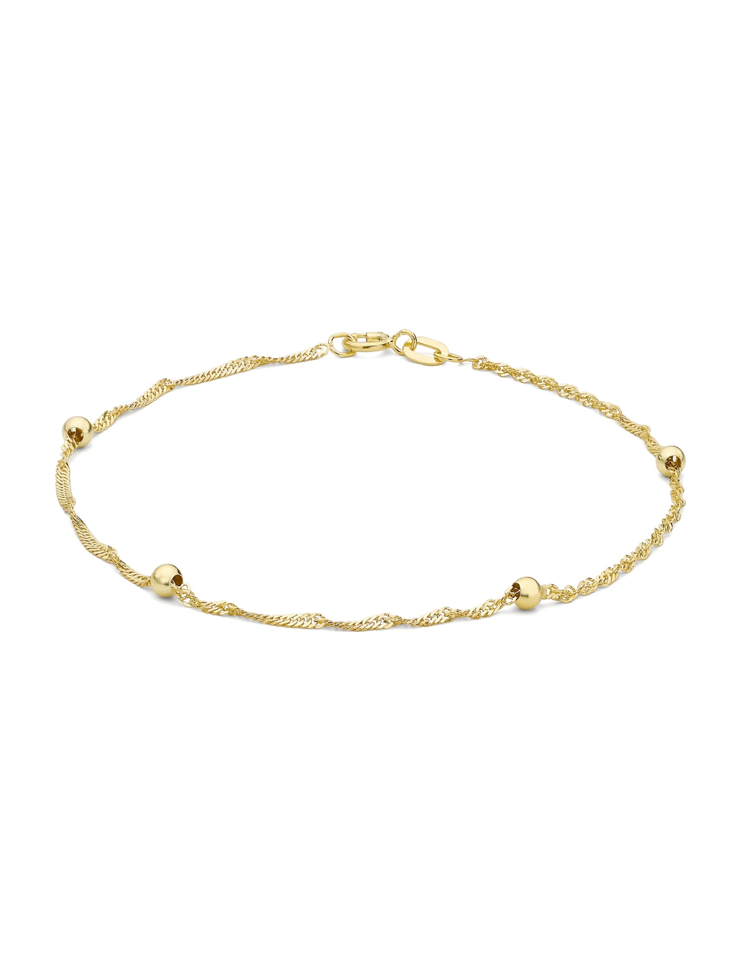 Lucardi Bracelet 'Klassisch' in Gold: front