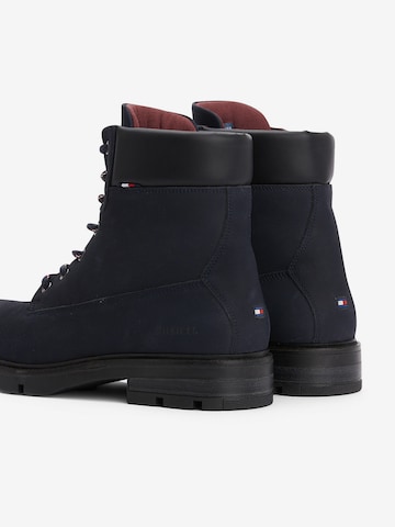 TOMMY HILFIGER Lace-Up Boots in Blue