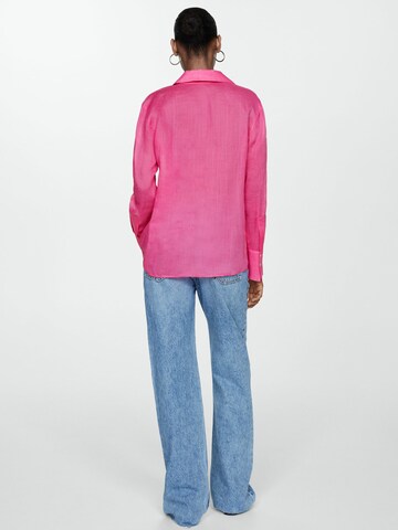 MANGO Blus 'DOYLE' i rosa