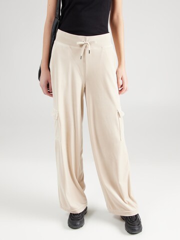 Loosefit Pantaloni cargo 'AUDREE' di Juicy Couture in beige: frontale