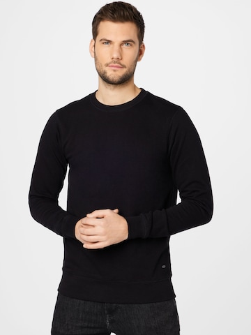 Petrol Industries Sweatshirt 'Essential' in Schwarz: predná strana