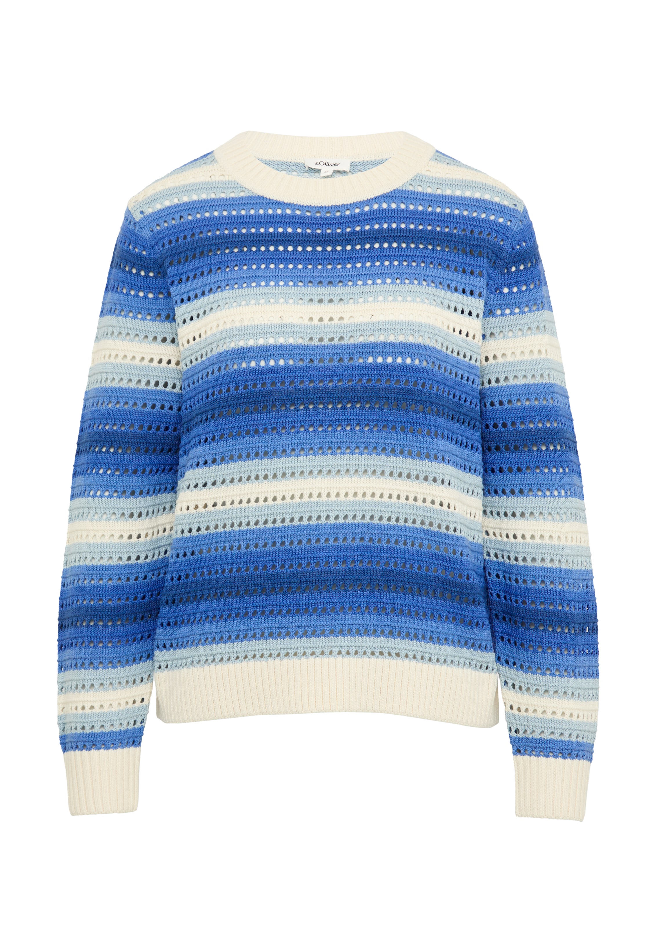 s.Oliver Pullover in Blau: Vorderseite