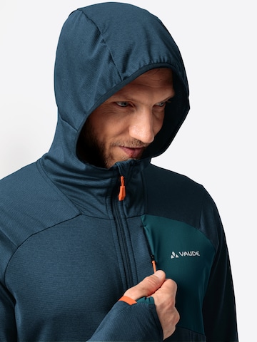 VAUDE Athletic Fleece Jacket 'Monviso' in Blue