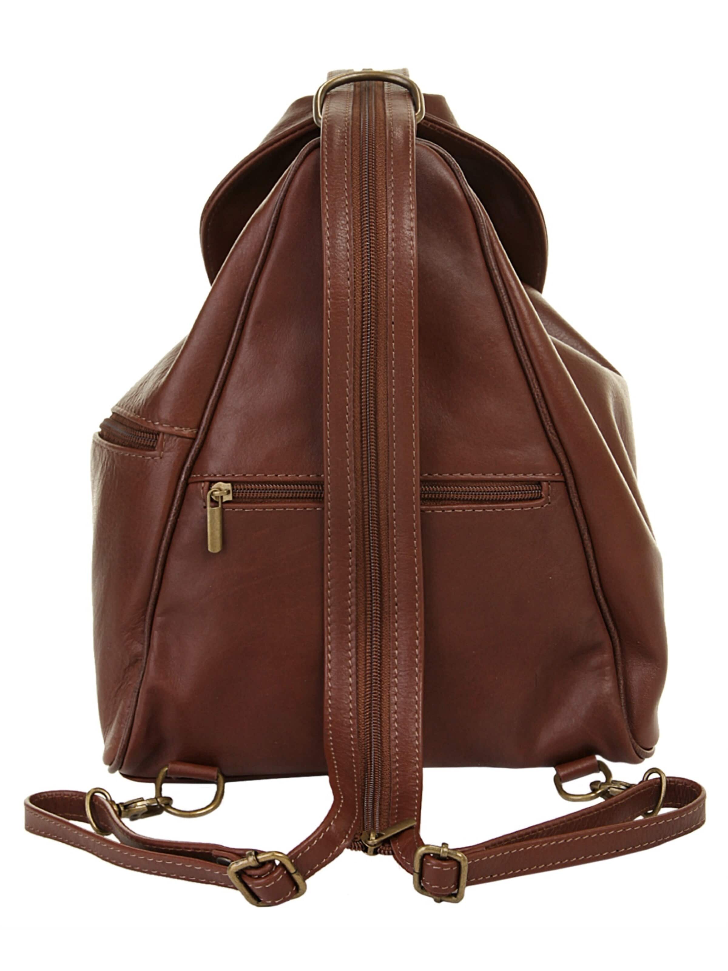 Sac à dos 'ANNA MARIA' piké en marron