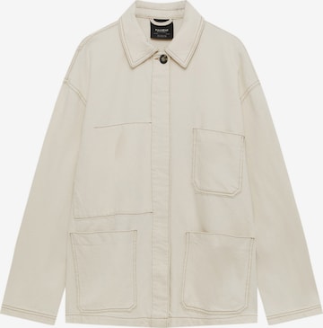 Pull&Bear Jacke in Beige: predná strana