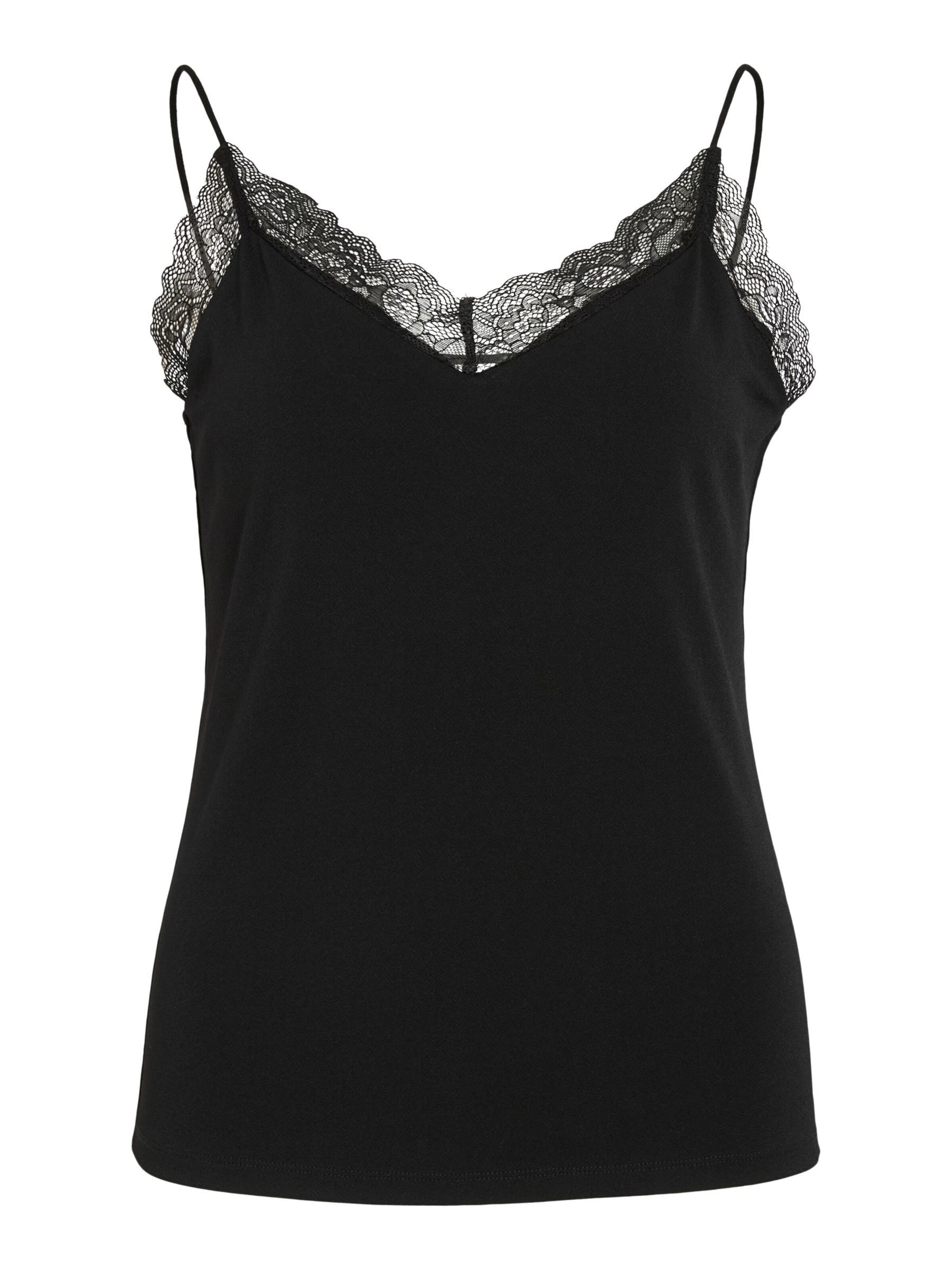 VILA - Top 'VIMATTI' en negro: frente