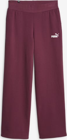 PUMA Regular Workout Pants in Red: front