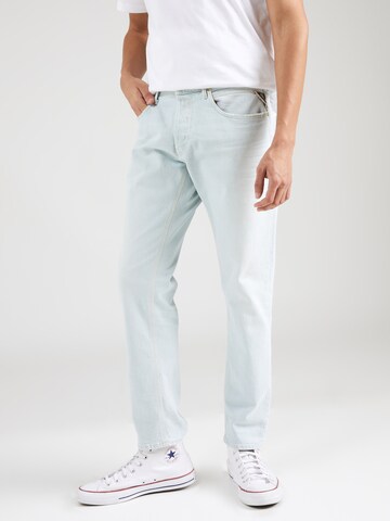 REPLAY Slimfit Jeans 'WILLBI' in Blauw: voorkant