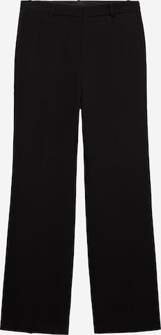 Wide Leg Pantalon 'HONEY' MANGO en noir : devant