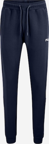 FILA Tapered Sportbroek 'TROPEA' in Blauw: voorkant