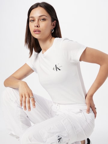 Calvin Klein Jeans Póló - rózsaszín: elől