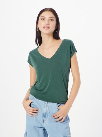 Tricou 'KAMALA' de la PIECES pe verde: față