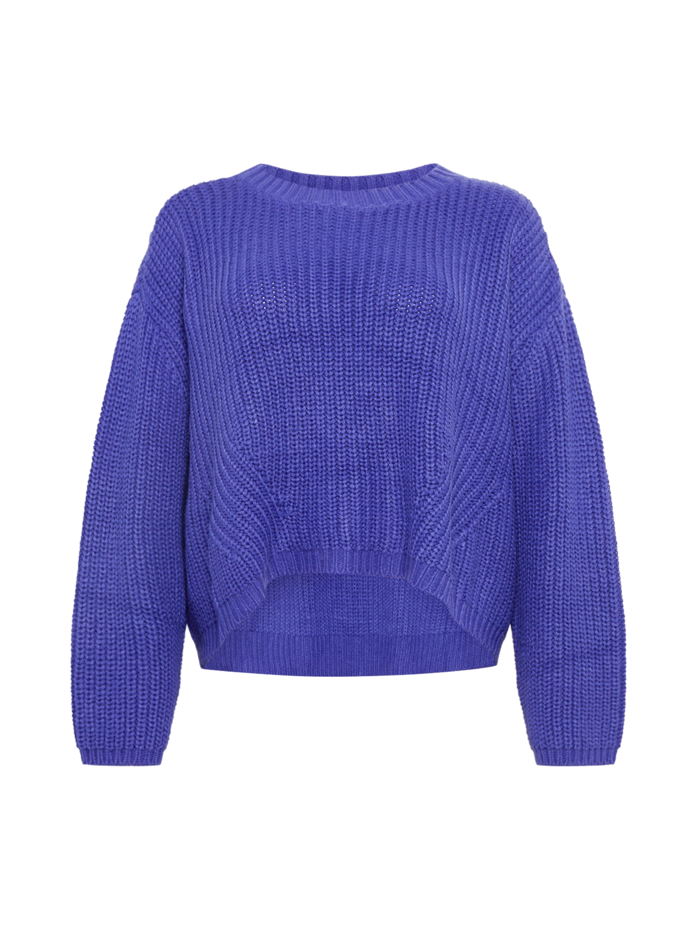 pull bleu violet