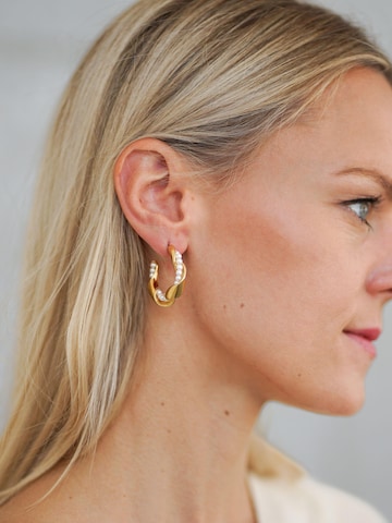 Boucles d'oreilles 'Lily' La Moda Me en or