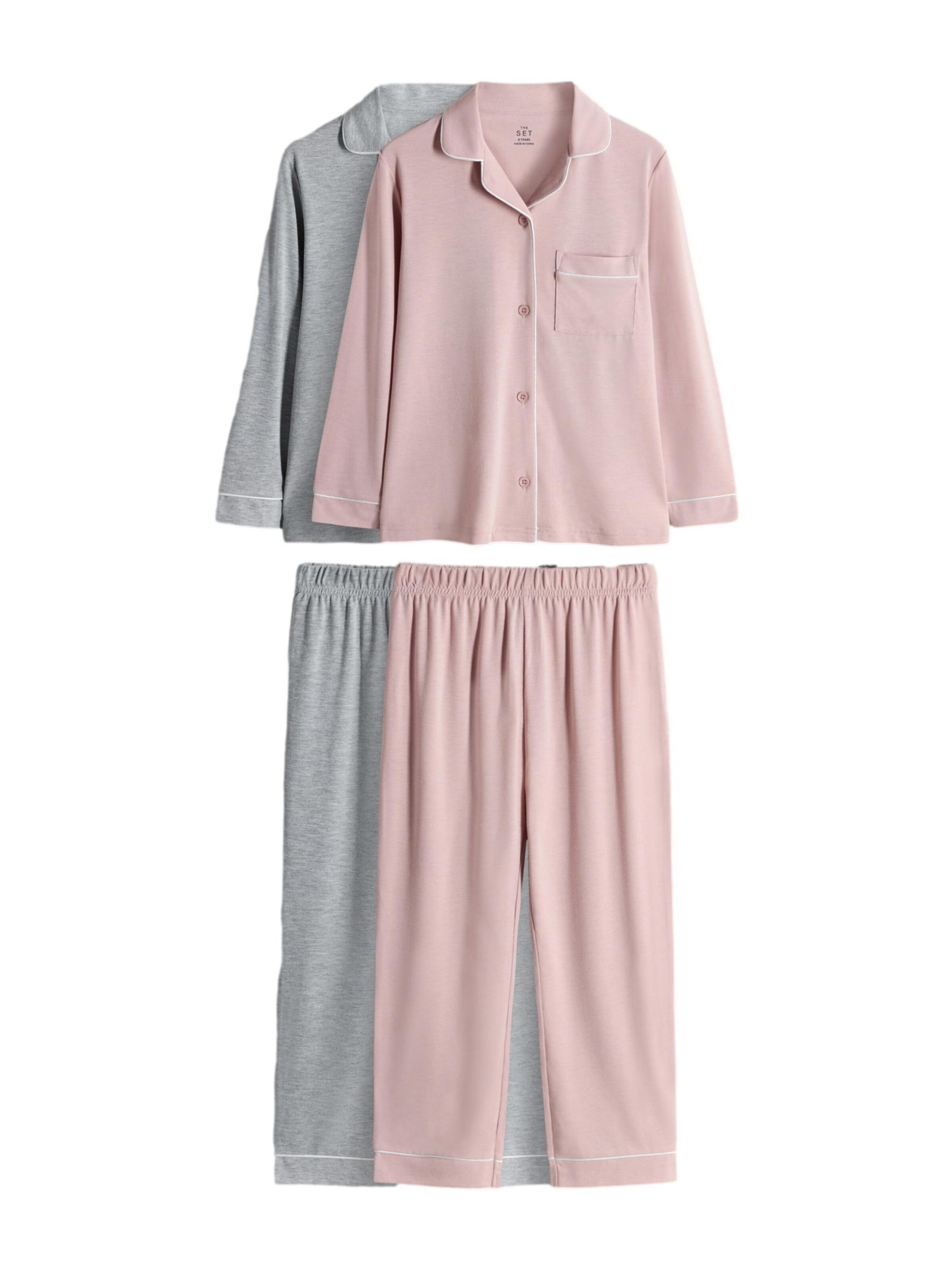 The Set - Pijama em cinzento: frente