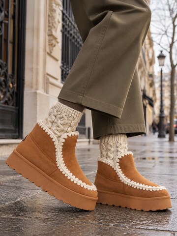Island Boot Snow Boots 'SOPRANO' in Brown: front