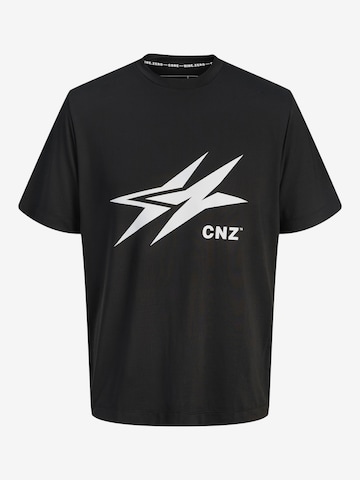 JACK & JONES T-shirt 'JCOCNZAMSTERDAM' i svart: framsida