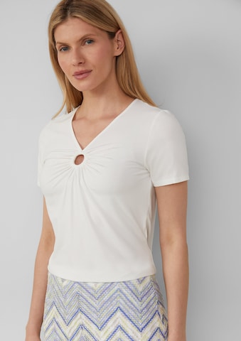 s.Oliver BLACK LABEL Shirt in Beige: voorkant