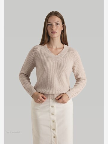MAERZ Muenchen Sweater in Beige: front
